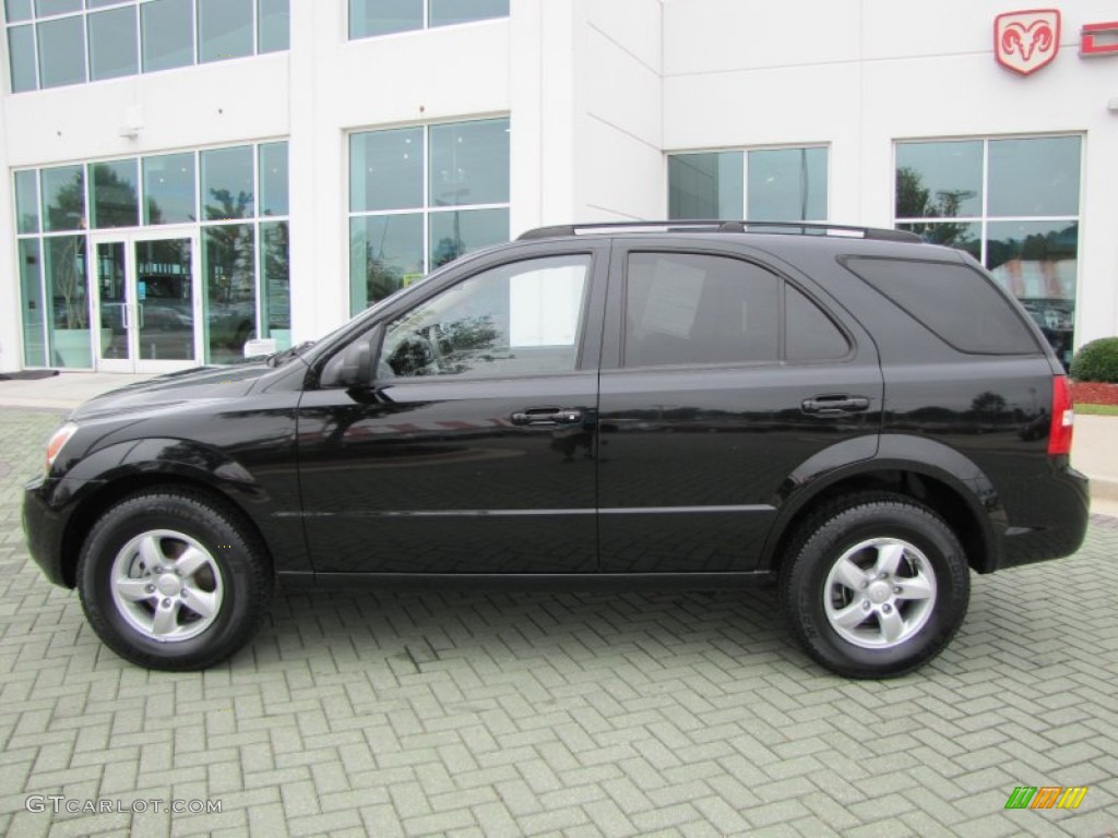 2009 Sorento LX - Ebony Black / Gray photo #2