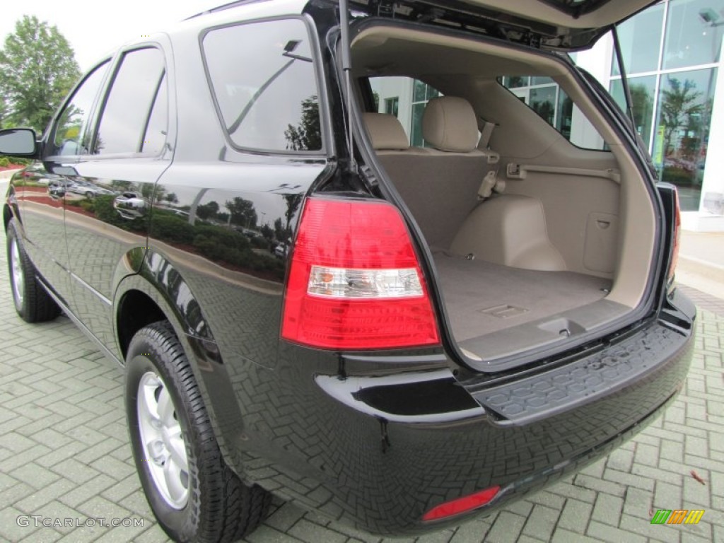 2009 Sorento LX - Ebony Black / Gray photo #15