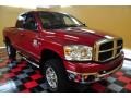 2007 Inferno Red Crystal Pearl Dodge Ram 2500 SLT Quad Cab 4x4  photo #1