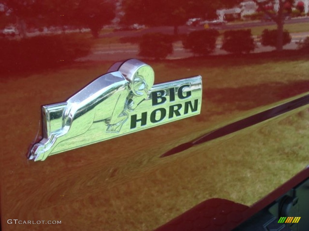 2011 Ram 1500 Big Horn Quad Cab - Deep Cherry Red Crystal Pearl / Light Pebble Beige/Bark Brown photo #26