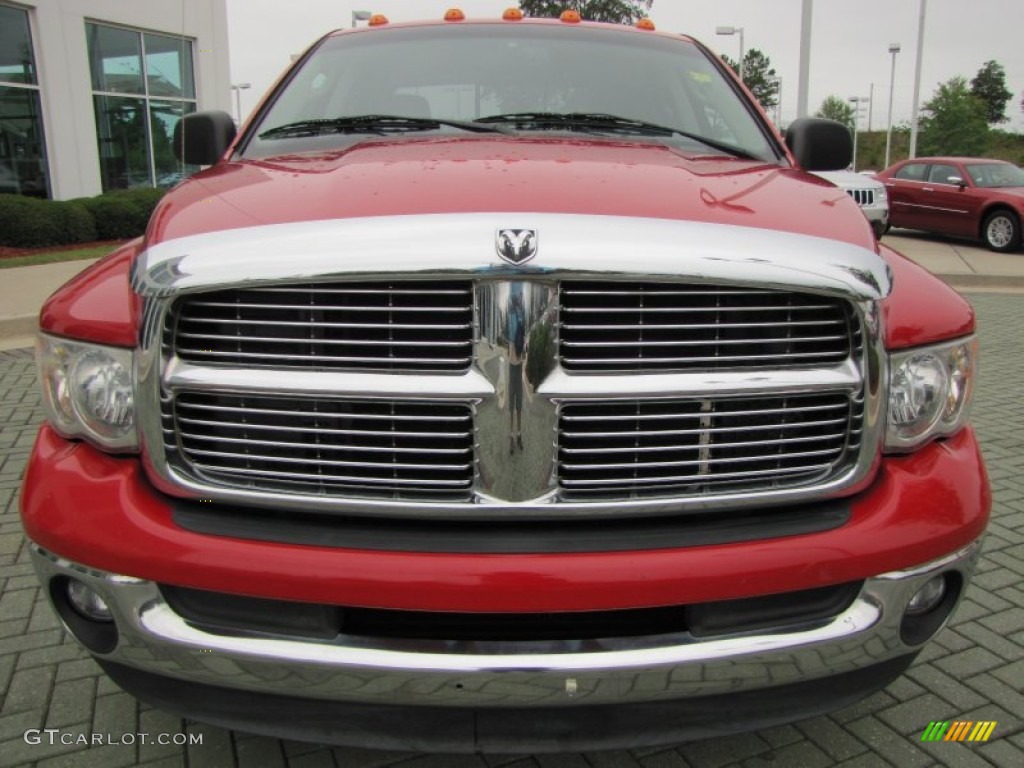 Flame Red 2005 Dodge Ram 2500 SLT Quad Cab Exterior Photo #50899897