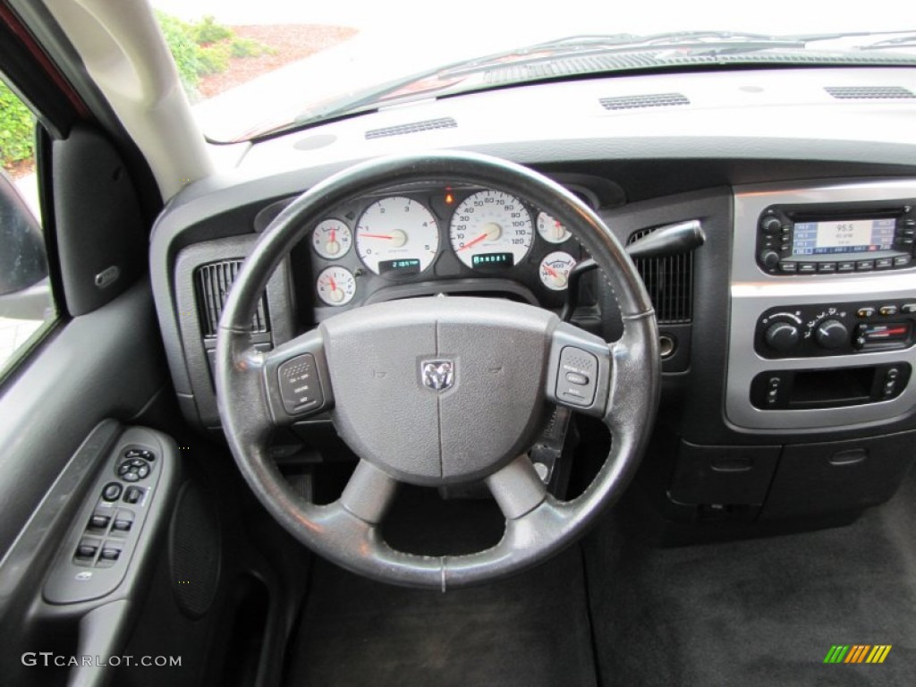 2005 Dodge Ram 2500 SLT Quad Cab Dark Slate Gray Dashboard Photo #50900143