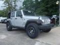 2007 Bright Silver Metallic Jeep Wrangler Unlimited X 4x4  photo #3