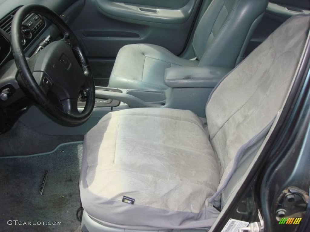 1996 Accord EX Sedan - Dark Eucalyptus Green Pearl Metallic / Gray photo #9