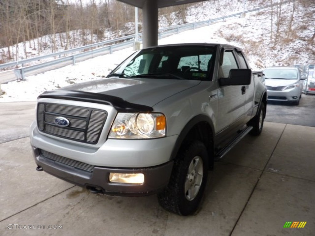 2005 F150 FX4 SuperCab 4x4 - Silver Metallic / Medium Flint Grey photo #5