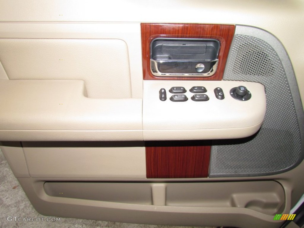 2006 F150 Lariat SuperCrew - Oxford White / Tan photo #13
