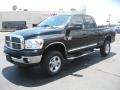 Brilliant Black Crystal Pearl 2009 Dodge Ram 2500 Big Horn Edition Quad Cab 4x4