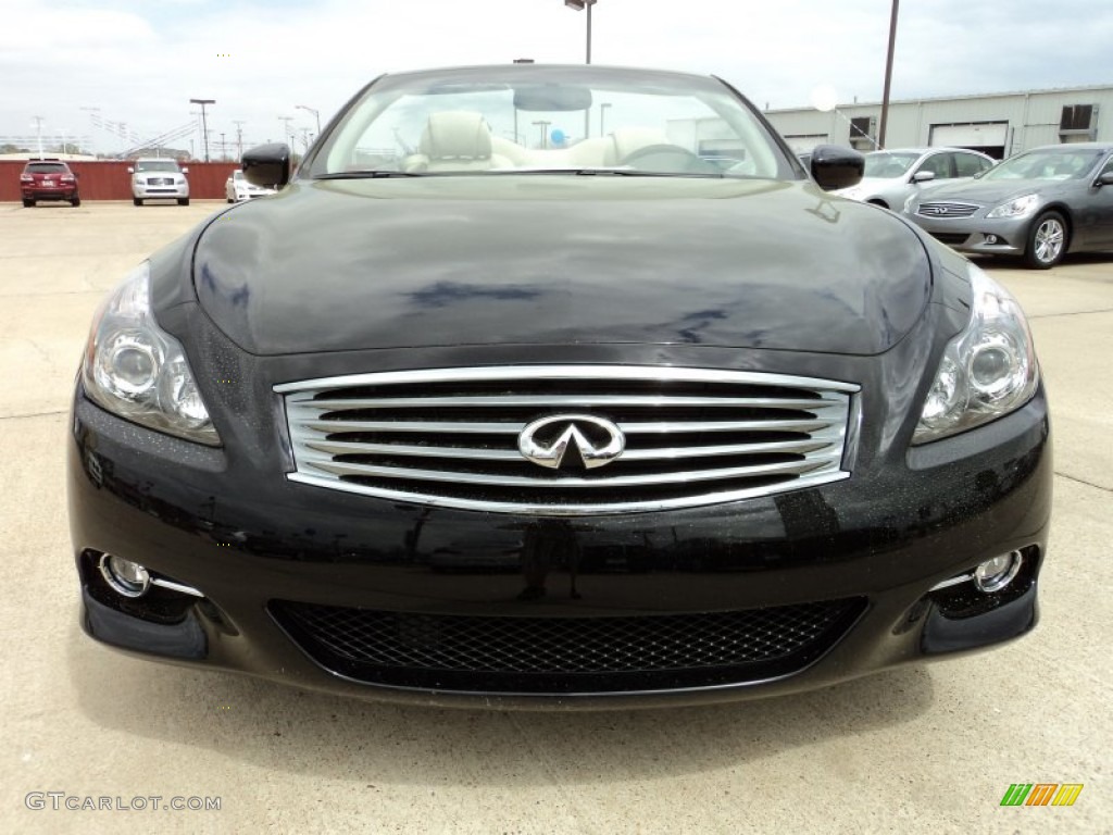 2011 G 37 Convertible - Black Obsidian / Wheat photo #5