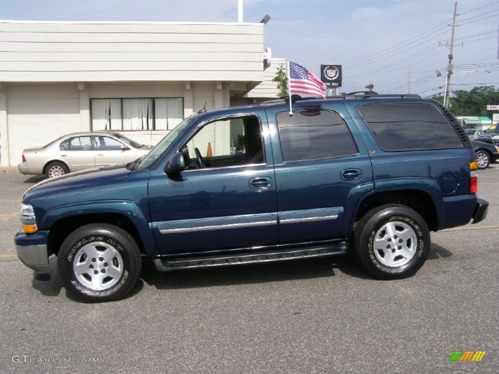 2005 Tahoe LT 4x4 - Dark Blue Metallic / Gray/Dark Charcoal photo #4