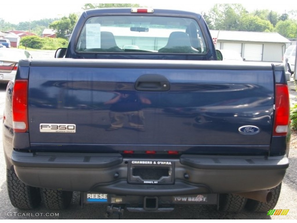 2005 F350 Super Duty XL Regular Cab 4x4 Dually - True Blue Metallic / Medium Flint photo #10