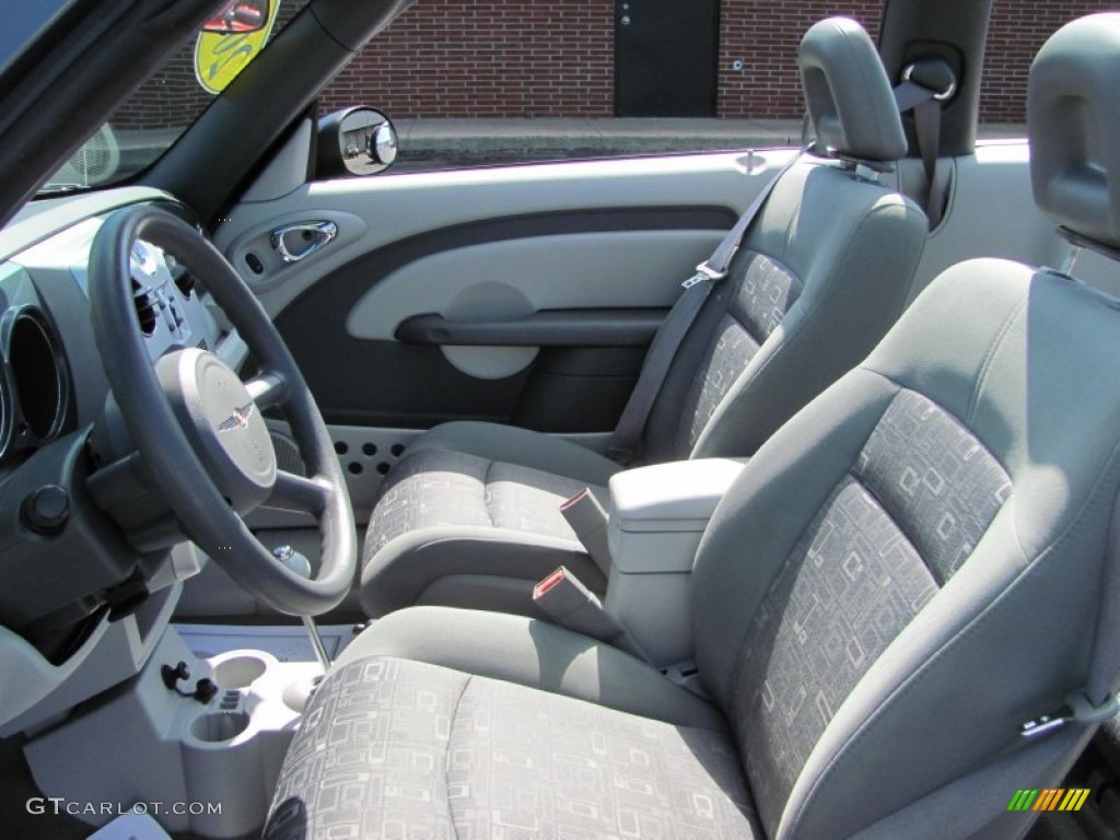 Pastel Slate Gray Interior 2006 Chrysler PT Cruiser Touring Convertible Photo #50905048