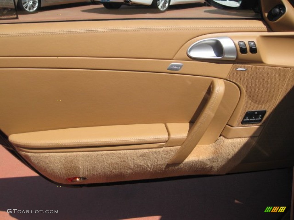 2005 Porsche 911 Carrera S Coupe Sand Beige Door Panel Photo #50905480