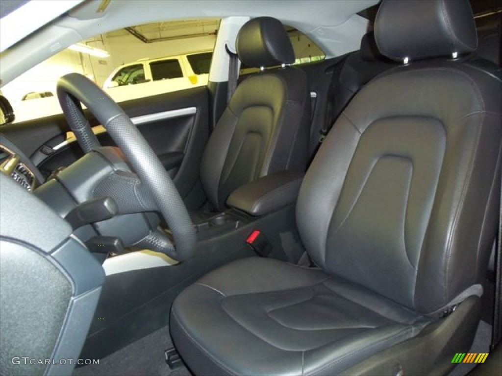 Black Interior 2010 Audi A5 2.0T quattro Coupe Photo #50906023