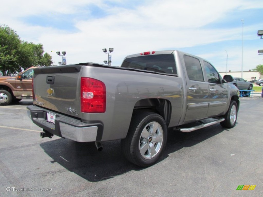 Graystone Metallic 2009 Chevrolet Silverado 1500 LT Crew Cab Exterior Photo #50906164