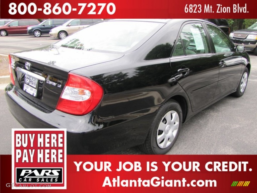 2004 Camry LE - Black / Stone photo #3