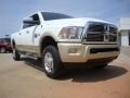 2011 Bright White Dodge Ram 2500 HD Laramie Longhorn Crew Cab 4x4  photo #1