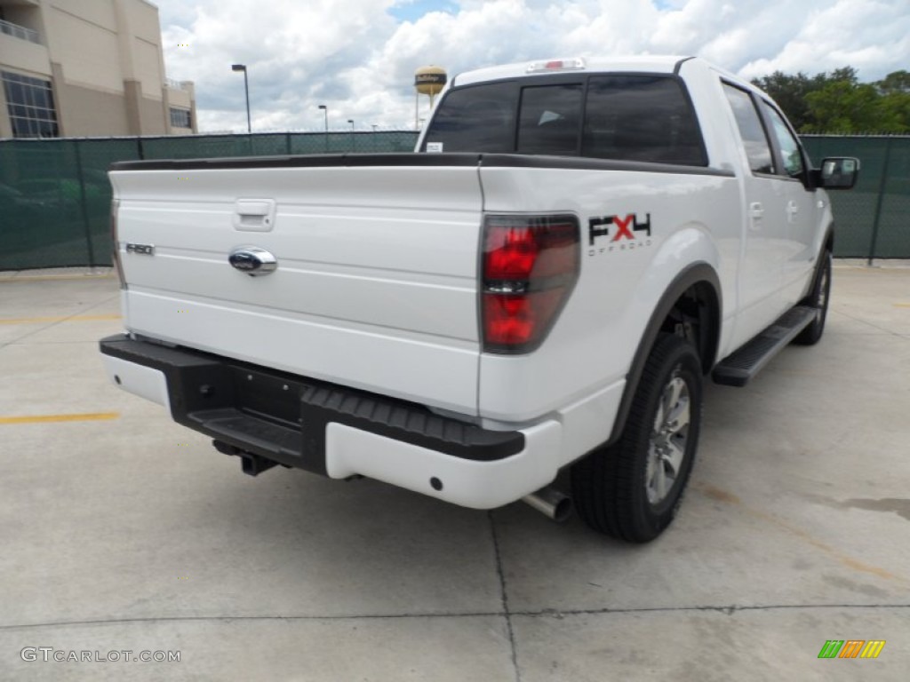 2011 F150 FX4 SuperCrew 4x4 - Oxford White / Black photo #3