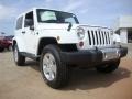 2011 Bright White Jeep Wrangler Sahara 4x4  photo #1