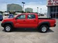 2007 Radiant Red Toyota Tacoma V6 PreRunner Double Cab  photo #2