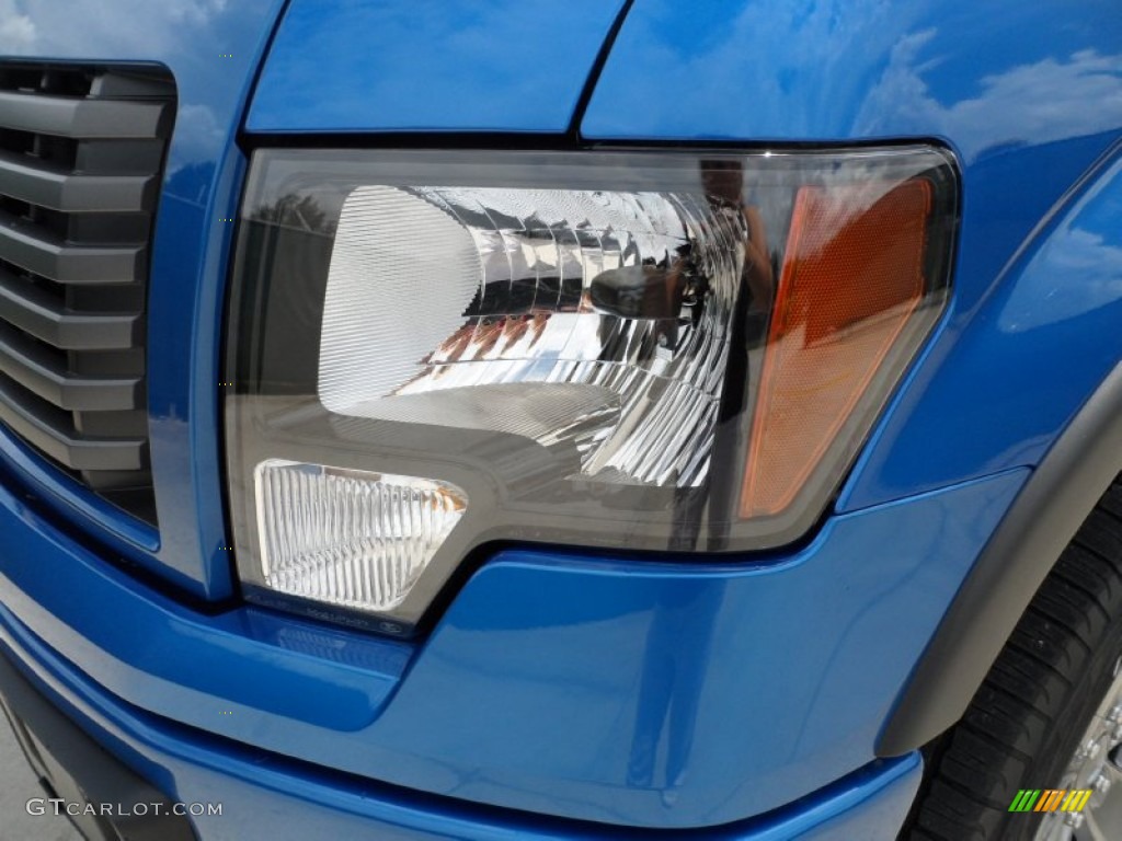 2011 F150 FX4 SuperCrew 4x4 - Blue Flame Metallic / Black photo #9