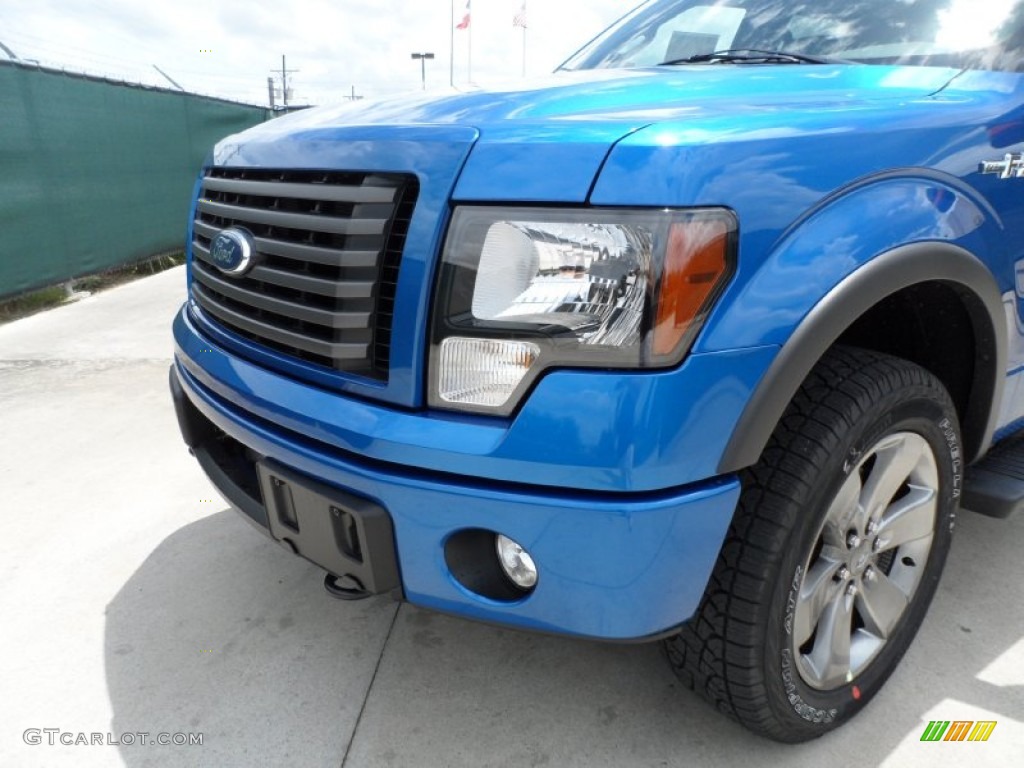 2011 F150 FX4 SuperCrew 4x4 - Blue Flame Metallic / Black photo #10