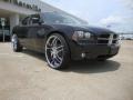 2008 Brilliant Black Crystal Pearl Dodge Charger SXT AWD  photo #7