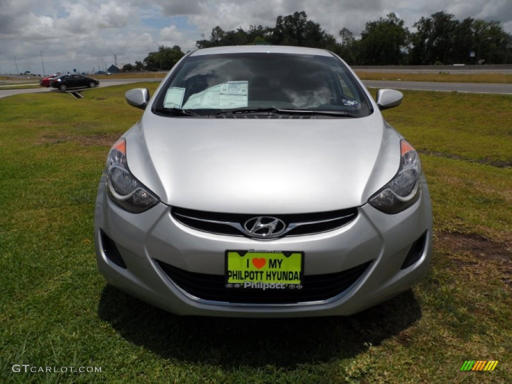 2012 Elantra GLS - Silver / Gray photo #8