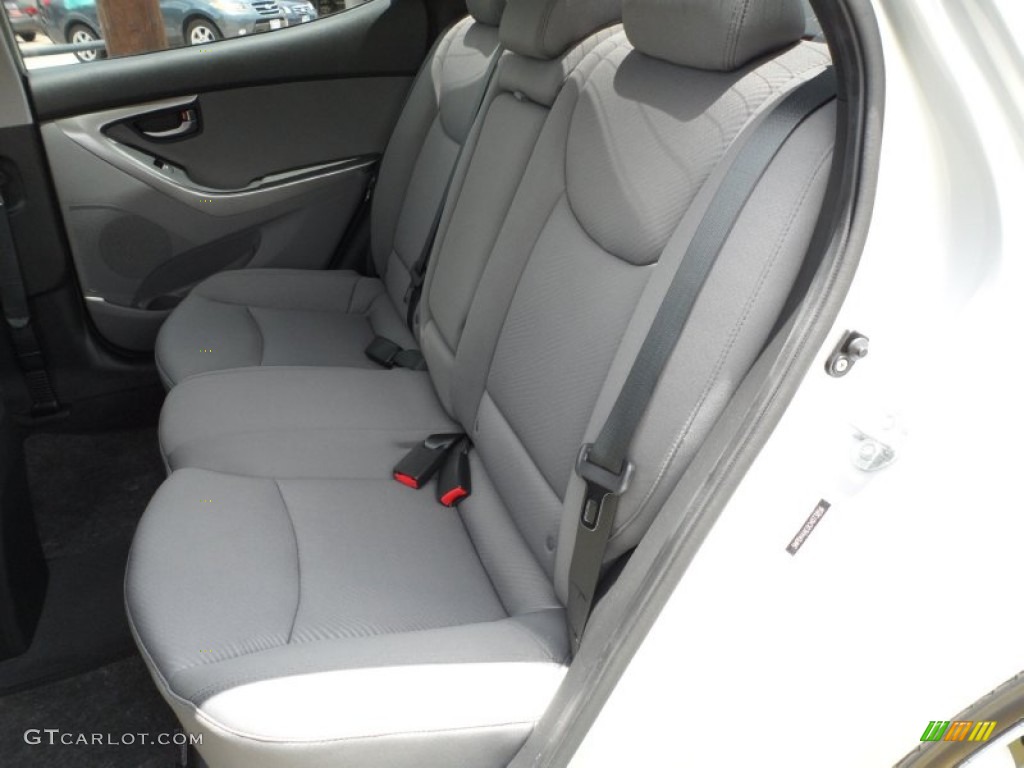 Gray Interior 2012 Hyundai Elantra GLS Photo #50910094