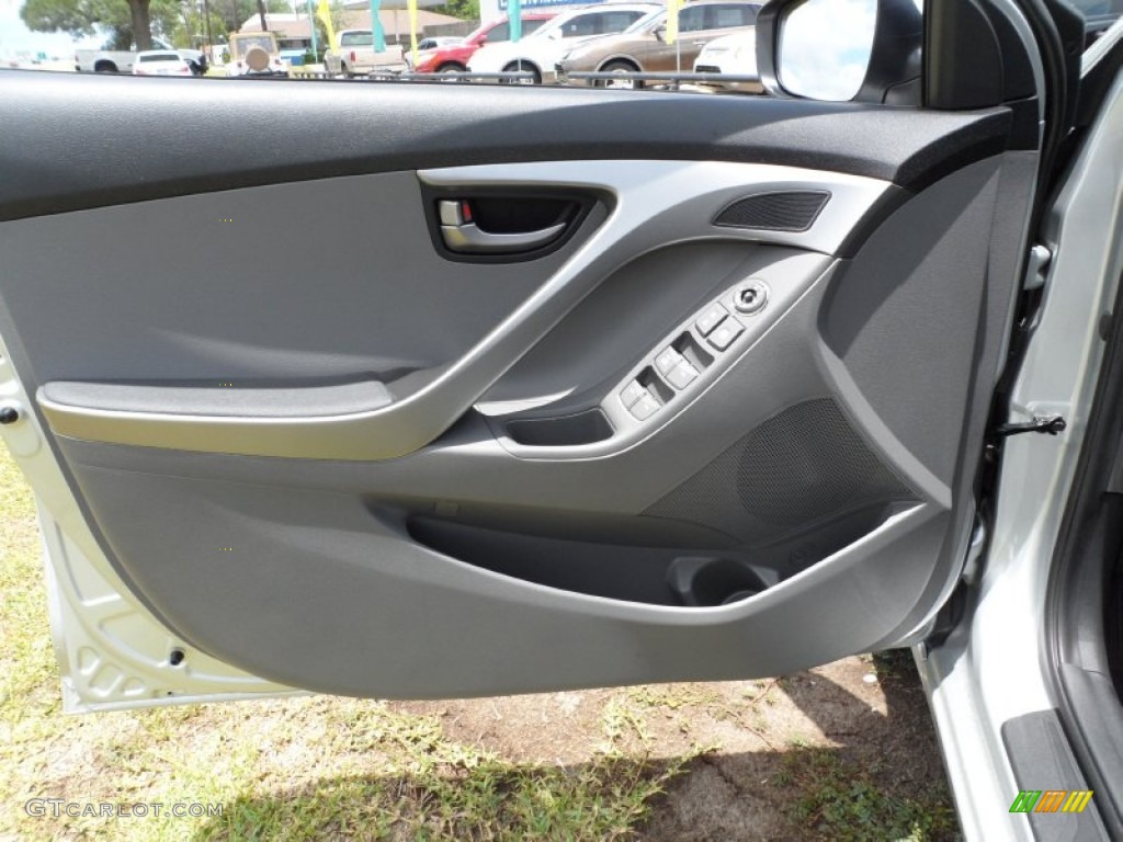 2012 Hyundai Elantra GLS Gray Door Panel Photo #50910106