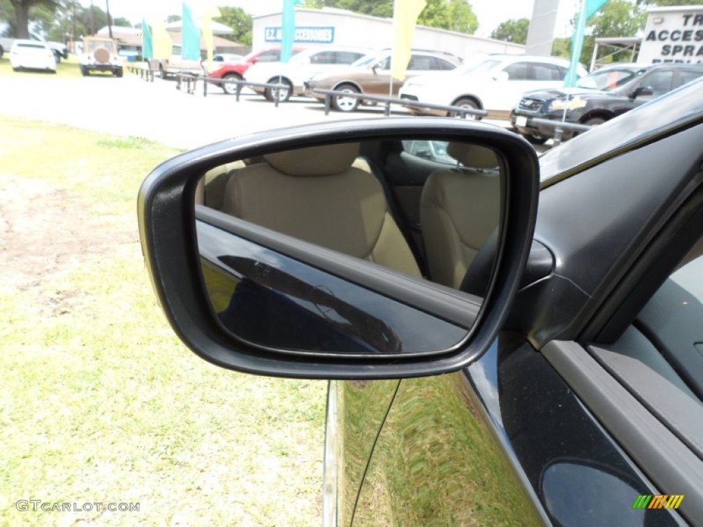 2012 Elantra Limited - Midnight Black / Beige photo #13