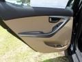 Beige 2012 Hyundai Elantra Limited Door Panel