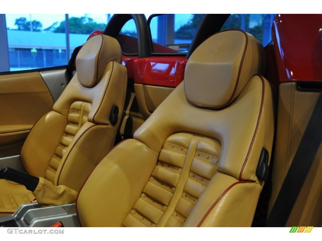 Tan Interior 2002 Ferrari 360 Spider F1 Photo #50910583