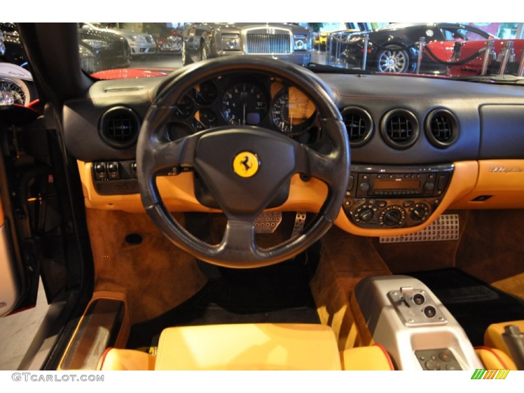 2002 Ferrari 360 Spider F1 Tan Dashboard Photo #50910604