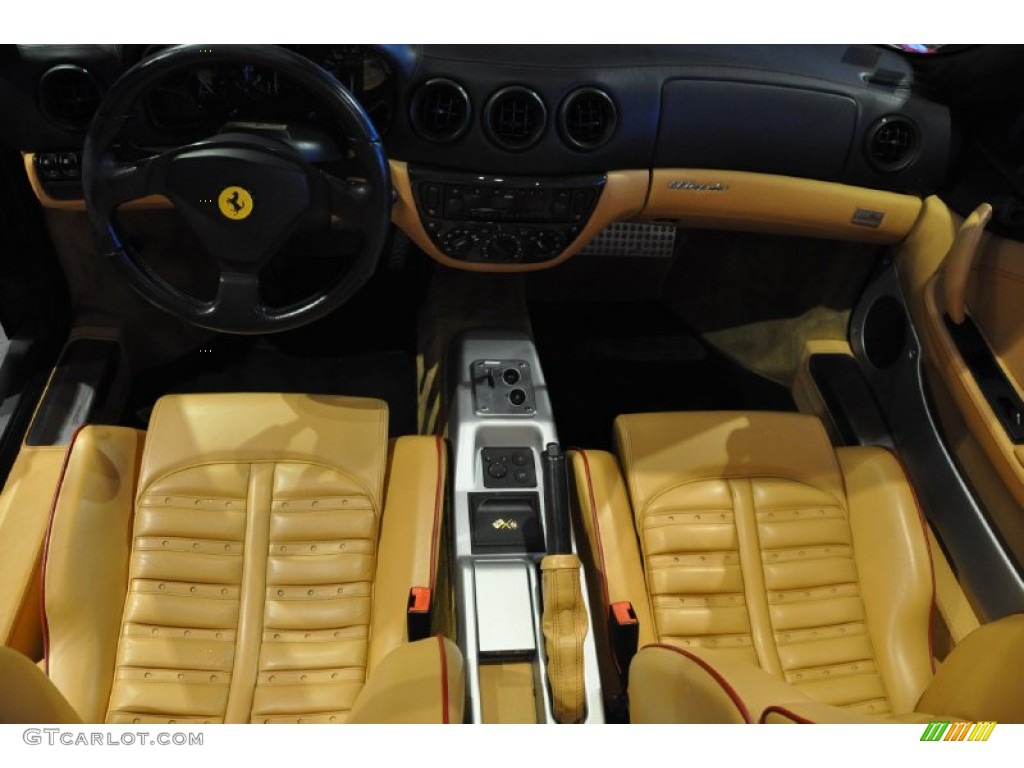 Tan Interior 2002 Ferrari 360 Spider F1 Photo #50910610