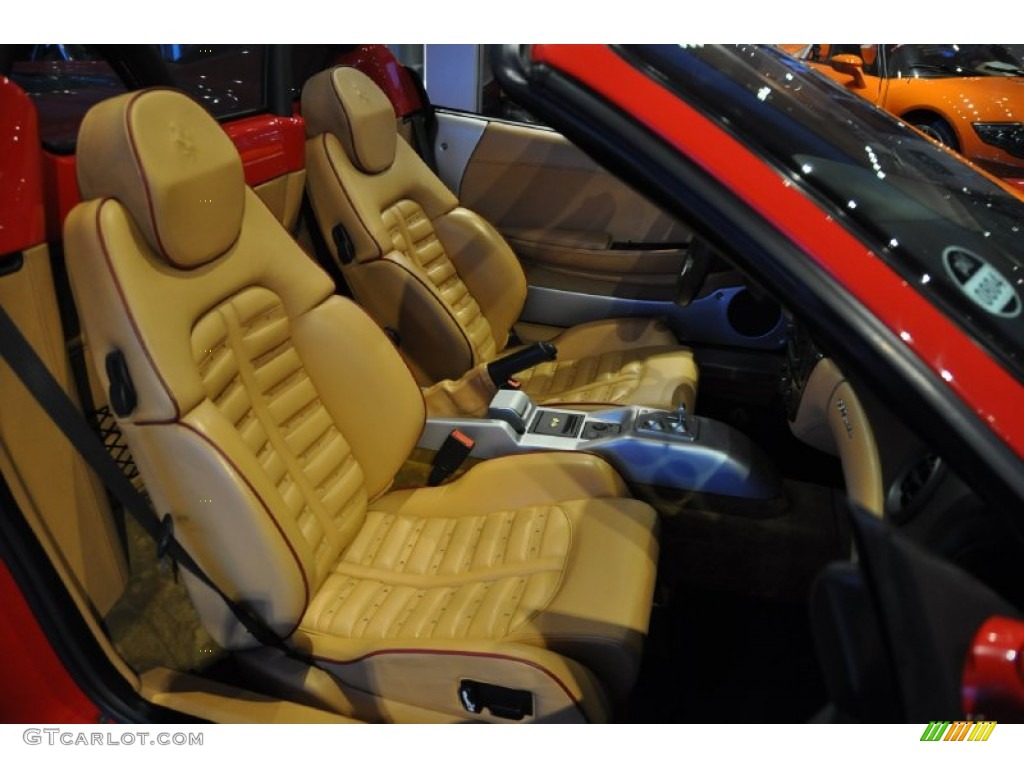 Tan Interior 2002 Ferrari 360 Spider F1 Photo #50910787