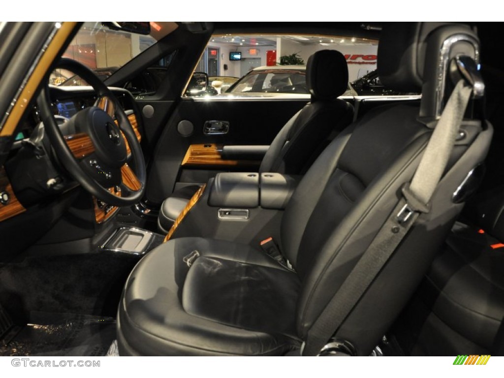 Black Interior 2009 Rolls-Royce Phantom Coupe Photo #50911027