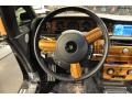 2009 Rolls-Royce Phantom Black Interior Steering Wheel Photo