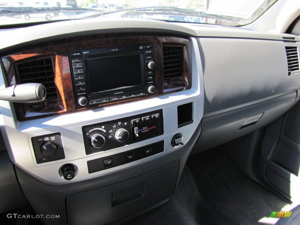 2008 Ram 3500 Laramie Quad Cab 4x4 - Inferno Red Crystal Pearl / Medium Slate Gray photo #14