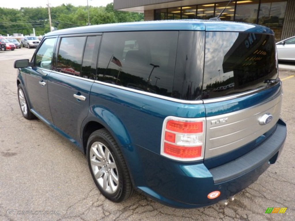 Mediterranean Blue Metallic 2011 Ford Flex Limited AWD Exterior Photo #50912754