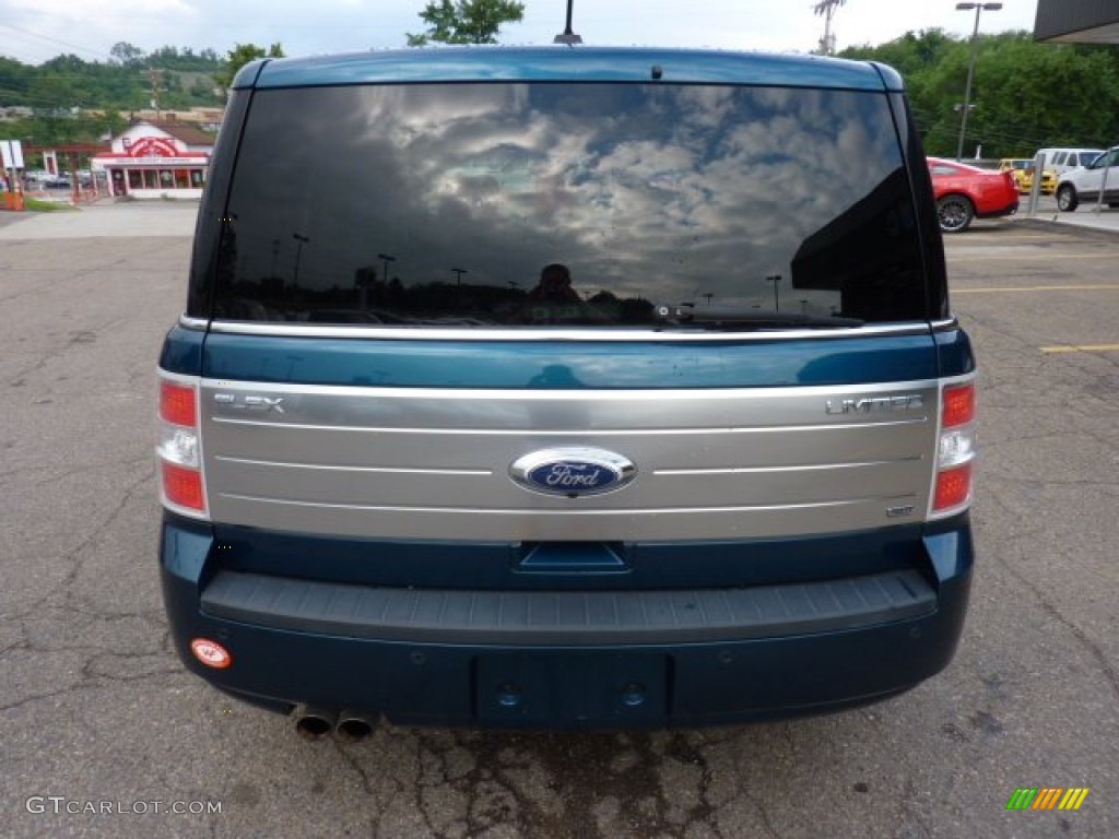 Mediterranean Blue Metallic 2011 Ford Flex Limited AWD Exterior Photo #50912766