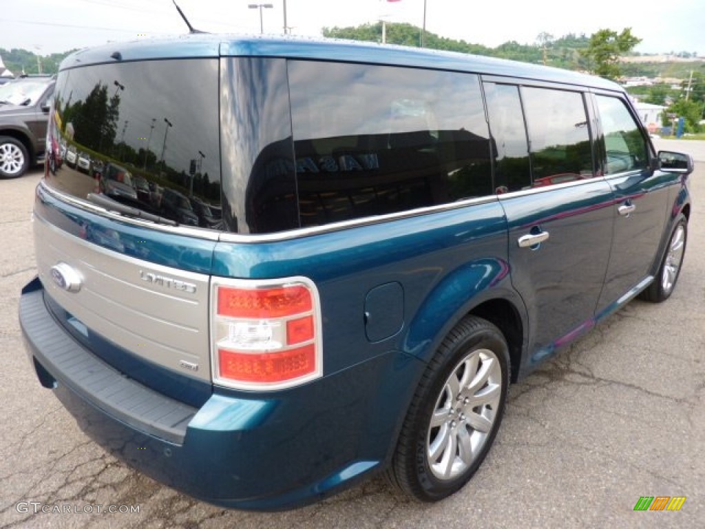 Mediterranean Blue Metallic 2011 Ford Flex Limited AWD Exterior Photo #50912781