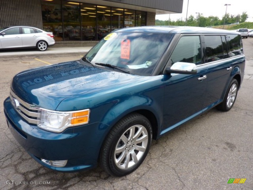 Mediterranean Blue Metallic 2011 Ford Flex Limited AWD Exterior Photo #50912847