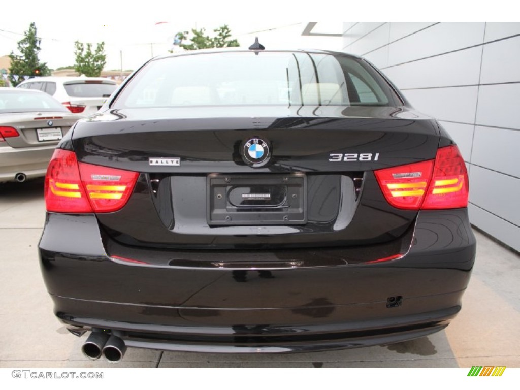 2010 3 Series 328i xDrive Sedan - Black Sapphire Metallic / Oyster/Black Dakota Leather photo #5