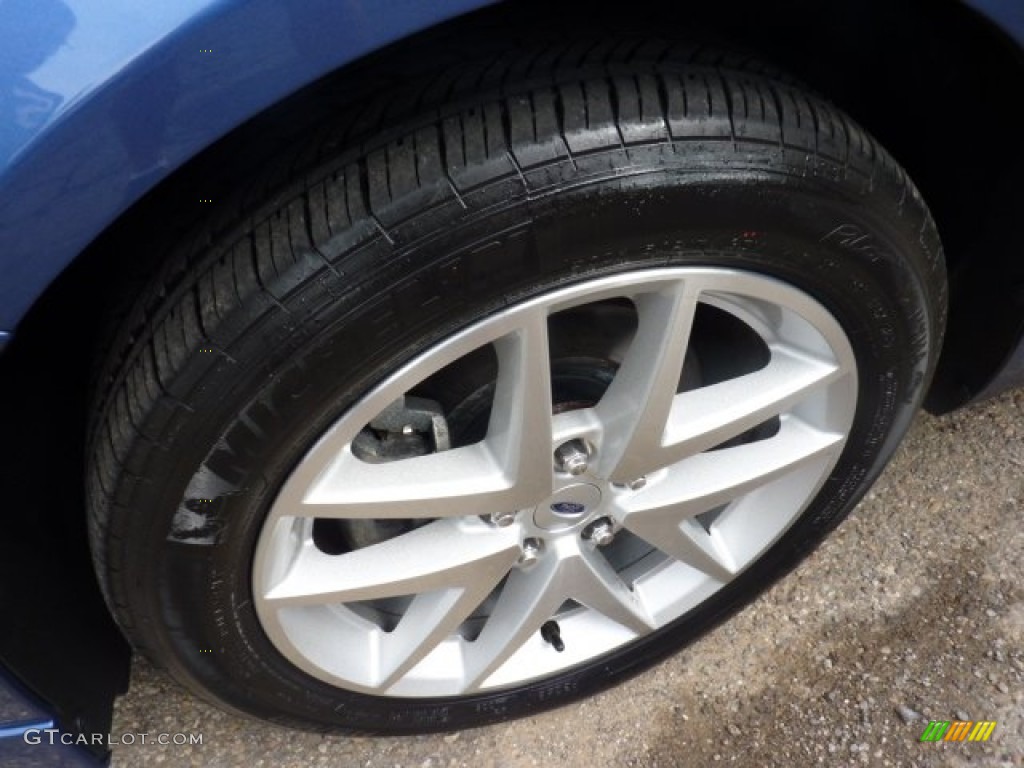 2010 Fusion SEL V6 AWD - Sport Blue Metallic / Charcoal Black photo #9