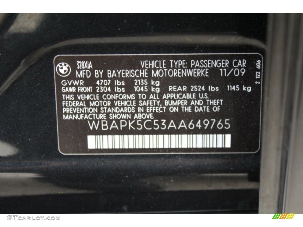 2010 3 Series 328i xDrive Sedan - Black Sapphire Metallic / Oyster/Black Dakota Leather photo #17