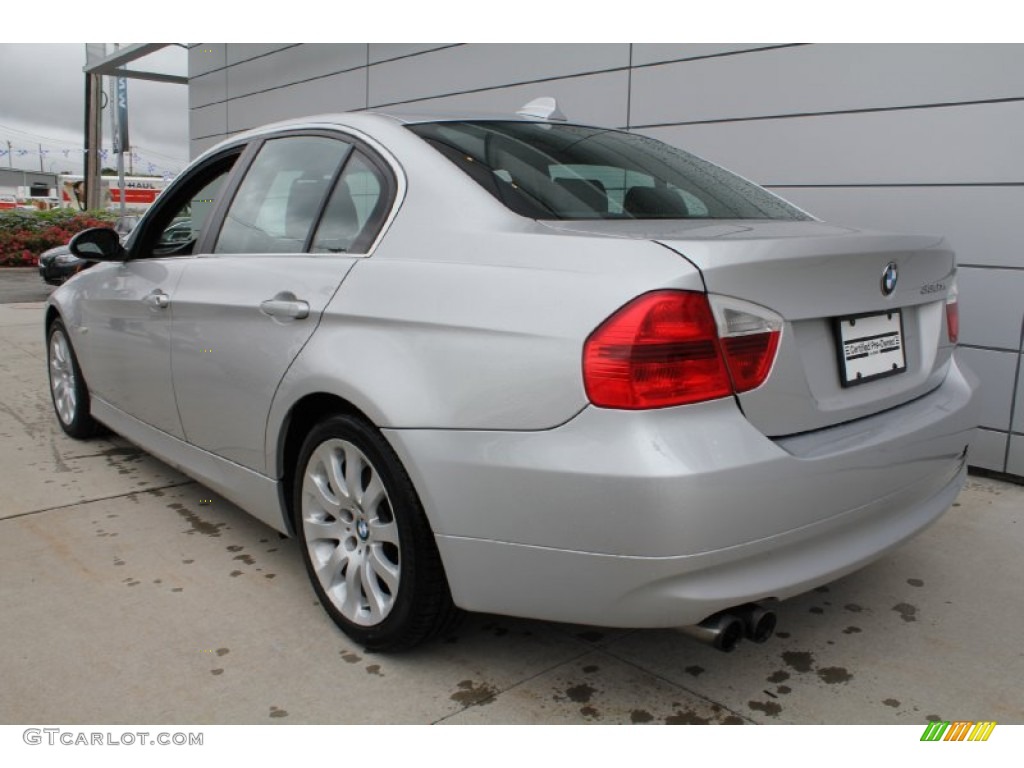 2006 3 Series 330xi Sedan - Titanium Silver Metallic / Black photo #4