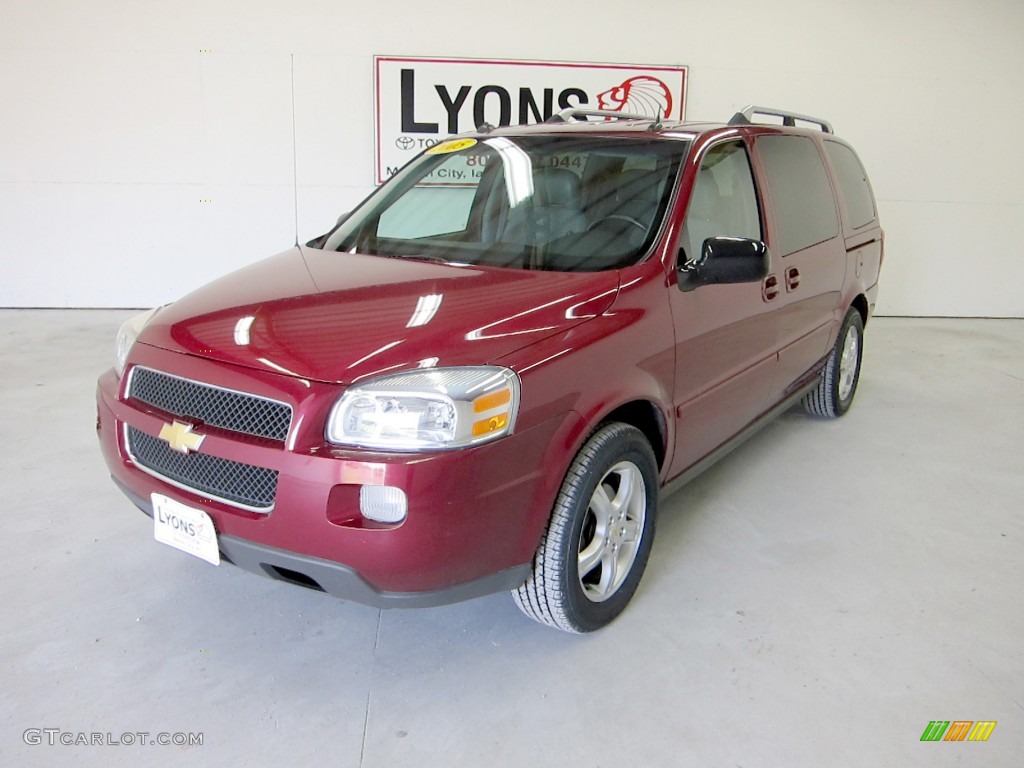 2005 Uplander  - Sport Red Metallic / Medium Gray photo #21