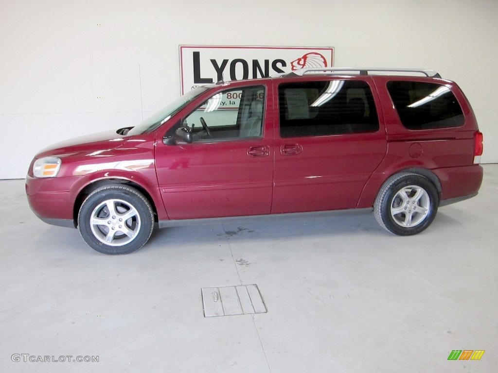 2005 Uplander  - Sport Red Metallic / Medium Gray photo #23