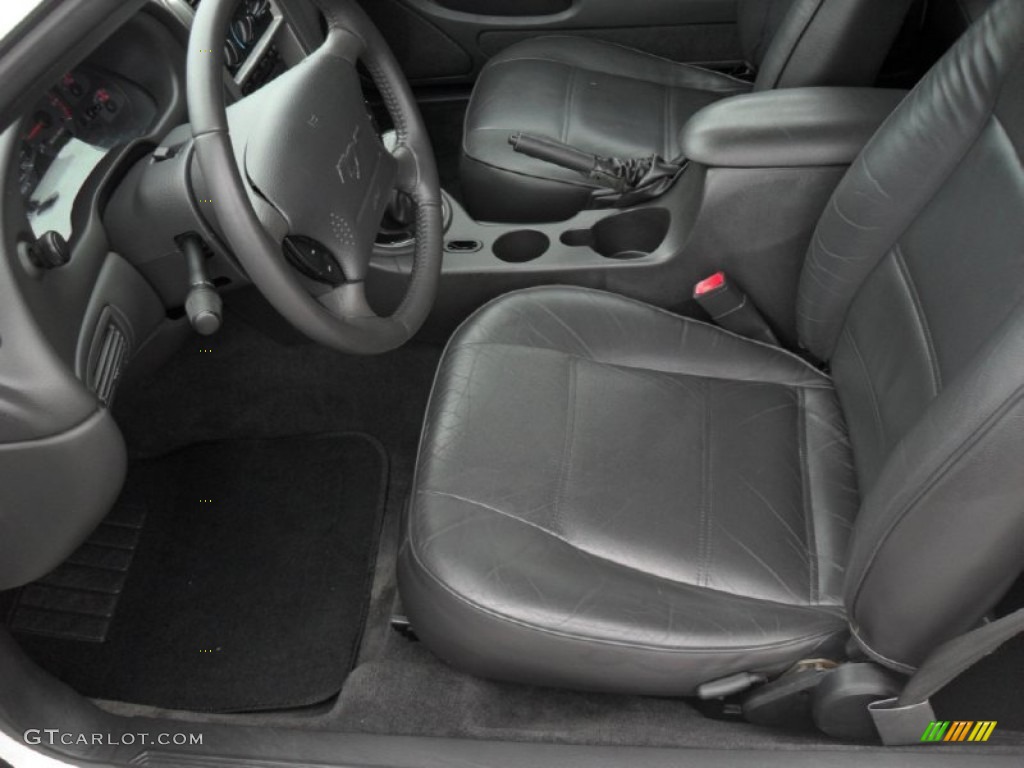Dark Charcoal Interior 2004 Ford Mustang V6 Coupe Photo #50914532