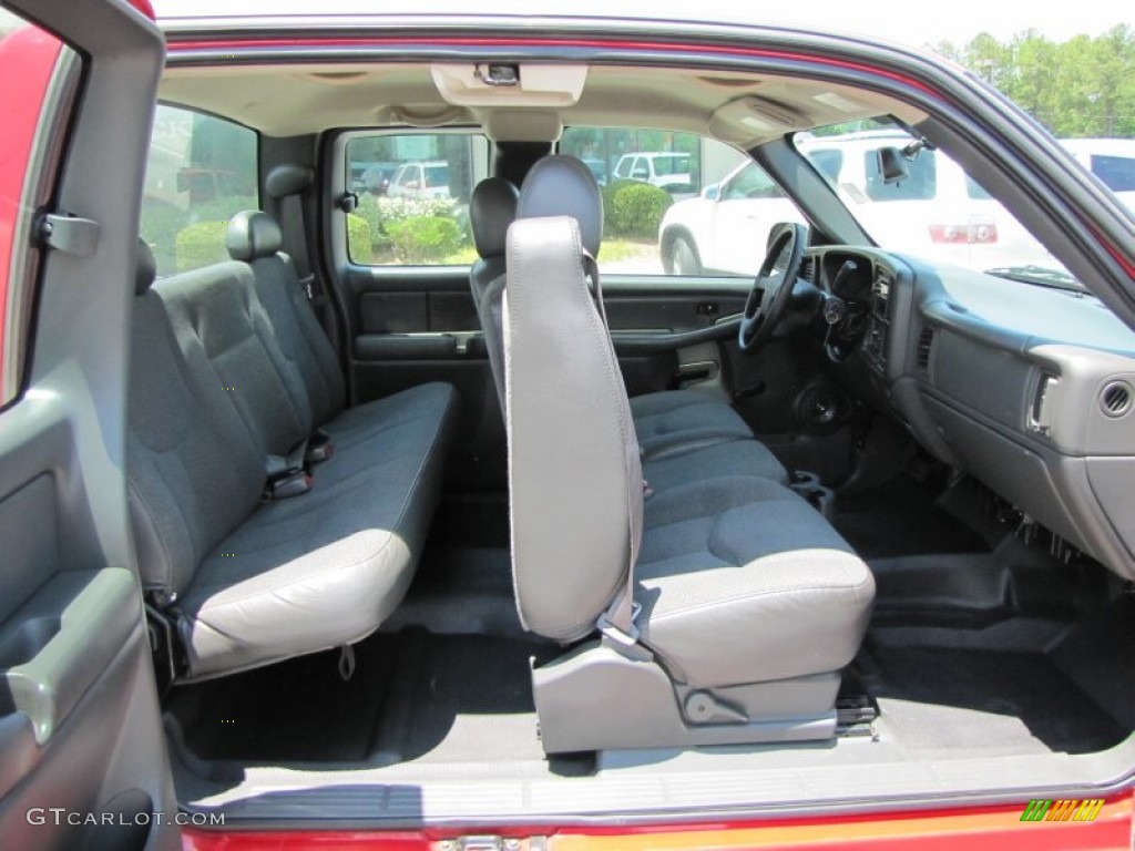 Dark Charcoal Interior 2004 Chevrolet Silverado 1500 LS Extended Cab Photo #50914974